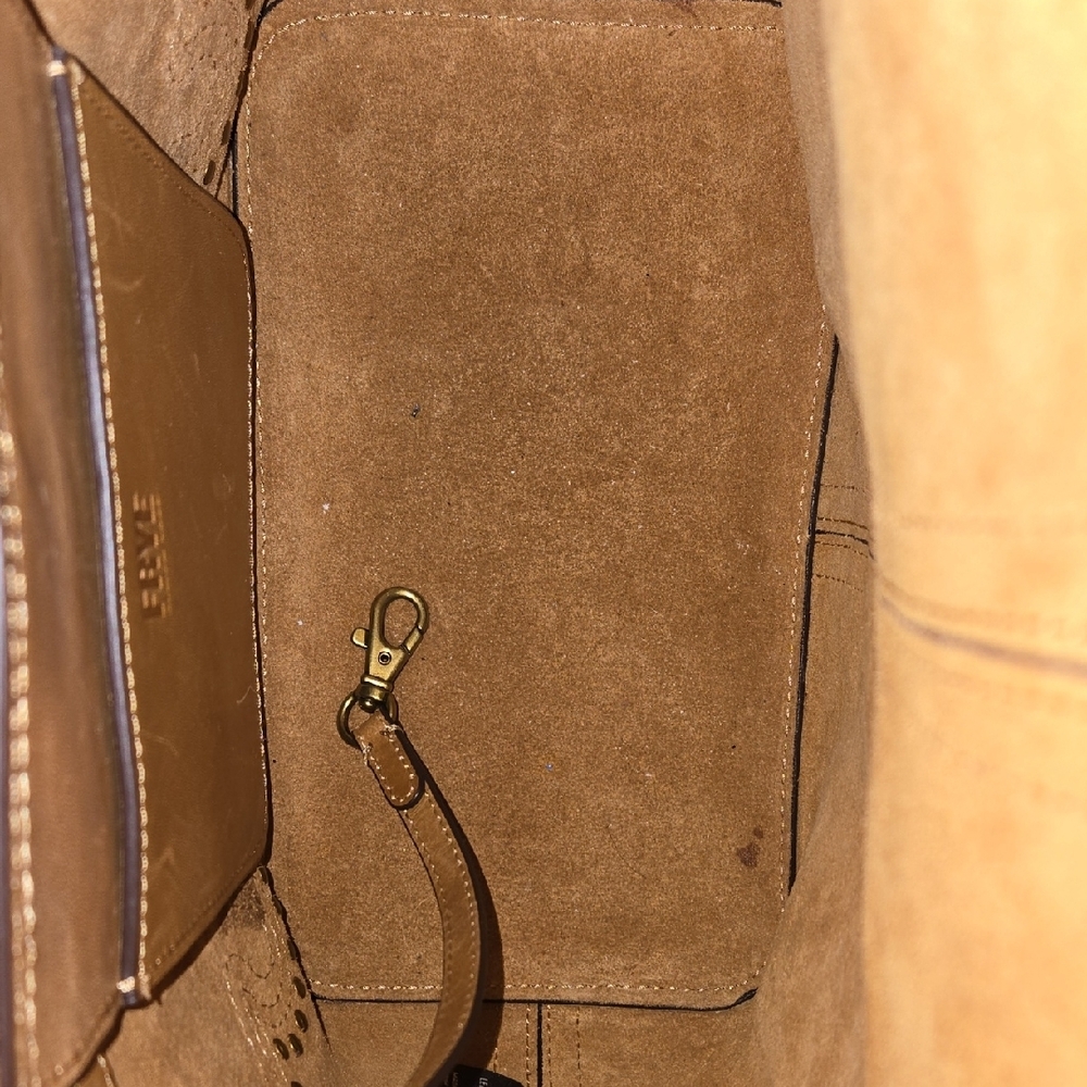 Frye Tan Leather Shoulder Bag - Picture 6 of 7